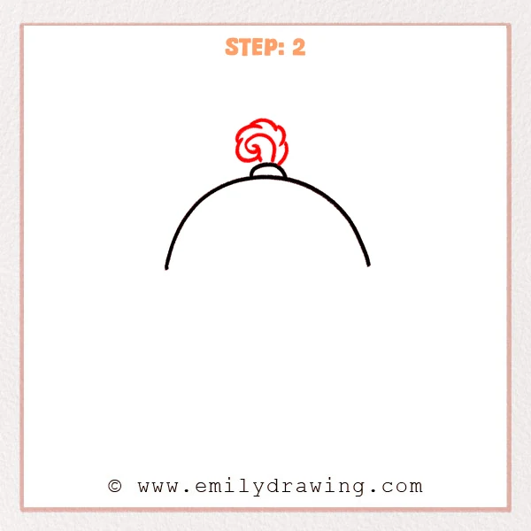 how to draw a knights helmet - Step 2